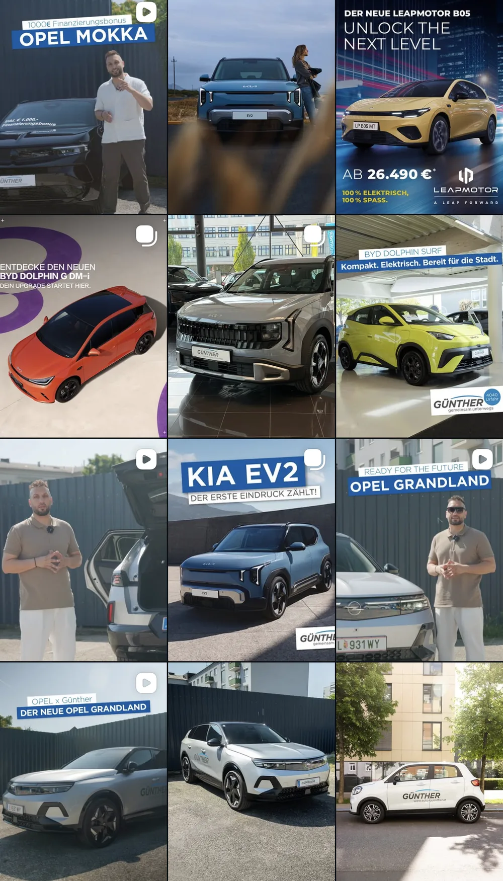 Instagram-Feed von Auto Günther mit Fotos und Reels von FREDUNDSO