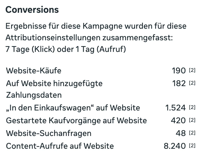 Meta-Werbeanzeigenmanager: Conversions der Blacksheep-Eyewear-Kampagne im Juni 2026 – 190 Website-Käufe, 1.524 × In den Einkaufswagen, 8.240 Content-Aufrufe